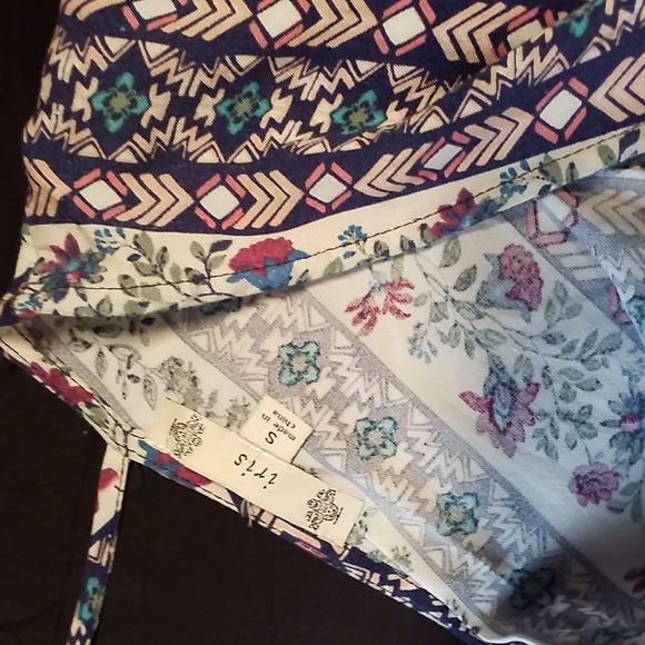 Iris ROMPER S Navy Floral with Navy LACE undershort - Picture 7 of 7